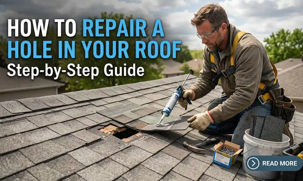 How to Repair a Hole in Your Roof (Step-by-Step
