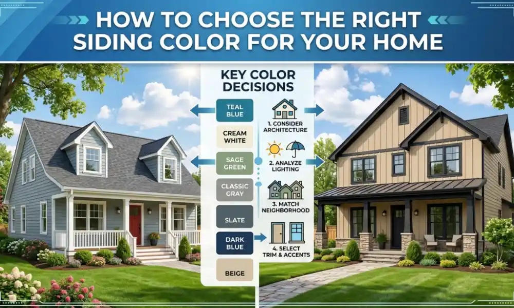 How to Choose the Right Siding Color for Your Home